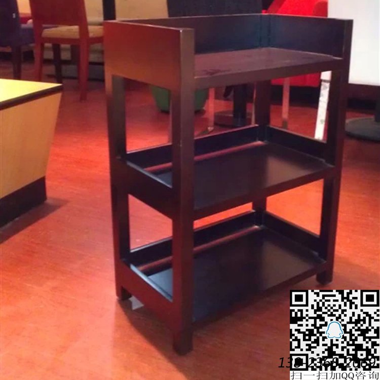 火鍋桌蔬菜架，三層菜架實木，火鍋店餐桌配套