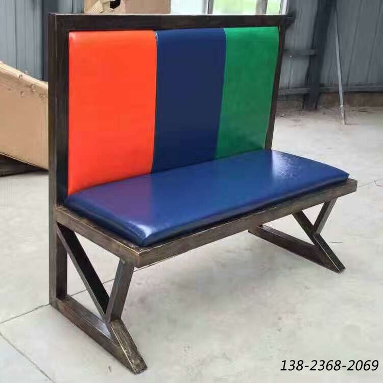 鐵藝沙發(fā)，做舊卡座沙發(fā)，LOFT復(fù)古沙發(fā)定做